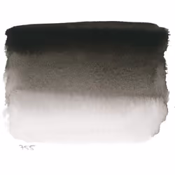 Sennelier French Artists' Watercolor 10ml Ivory Black S1