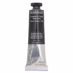 Sennelier Artists Color Oil Paint  1.35 Fl Oz (Pack of 1)  Van Dyck Brown Deep S1