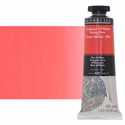 Sennelier Artists Color Oil Paint 1.35 Fl Oz Pack of 1 Permanent Rose S2