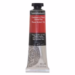 Sennelier Artists Color Oil Paint 1.35 Fl Oz (Pack of 1) Chinese Vermillion S3