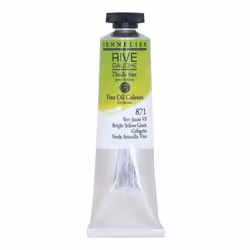 Sennelier Rive Gauche Fine Oil Color for Artists 40ml Tube Bright Yellow Green 871