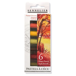 Sennelier Extra-Soft Half Pastel 6 Stick Set  Set of 6  Autumn