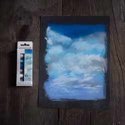 Sennelier Extra-Soft Half Pastel 6 Stick Set  6 Count Pack of 1  Stormy Sky