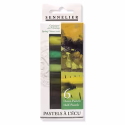 Sennelier Extra-Soft Half Pastel 6 Stick Set Set of 6 Spring