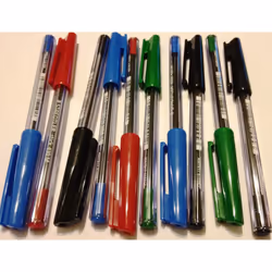 STAEDTLER Stick 430M Ballpoint Pen Medium Mixed Various Colours x 10
