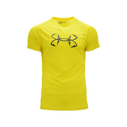 , XL) UNDER ARMOUR Dri-Fit Mens T Shirts Quick Dry Sport - Yellow (Tattoo