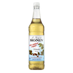 Monin Sugar Free Hazelnut Coffee Syrup 1 Litre (plastic)