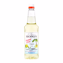 Monin Sugar Free Vanilla Coffee Syrup 1 Litre (plastic)