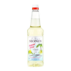 Monin Sugar Free Vanilla Coffee Syrup 1 Litre (plastic)