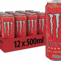 Wholesale Drinks, Bulk Cases of Soft Drinks, Monster, Fanta, Coke, Pepsi and More Beverage - Ultra Watermelon 12 Pack