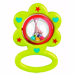 Sophie la Girafe Newborn Essentials Baby Gift Bag Containing 3 Baby Toys, Sophie the Giraffe Teething Toy, Teething Ring and Baby Rattle Toy, Suitable