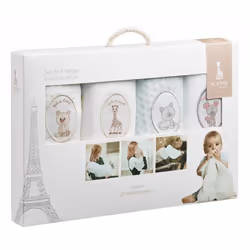 Sophie la girafe 850724, Swaddle blanket, White, Pattern, Boy/Girl, Summer, 3 month(s)
