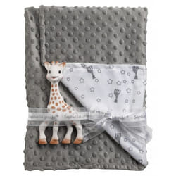Sophie la girafe 850740 baby carriage accessory Blanket Grey, White