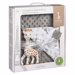 Sophie la girafe 850740 baby carriage accessory Blanket Grey, White
