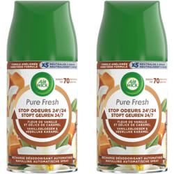 2 x Air Wick Freshmatic Automatic Spray Refill 250ml - Vanilla Flower & Caramel Delight