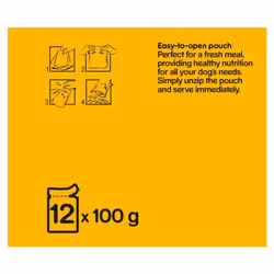 PEDIGREE Dog Pouches in Gravy 12x100g (Pack Of 4)