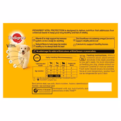 PEDIGREE Puppy Pouches Mixed Varieties in Jelly 12x100g (Pack of 4)