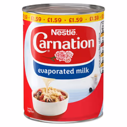 Nestlé Carnation Evaporated Milk 410g (Pack of 12)