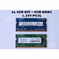 2x SK hynix 4GB=8GB DDR3 1600Mhz PC3L-12800S 1.35V 204pin RAM Memory