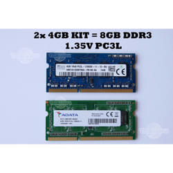 2x SK hynix 4GB=8GB DDR3 1600Mhz PC3L-12800S 1.35V 204pin RAM Memory