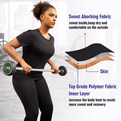 Sauna Shirt for Women Short Sleeve Sweat Suit Compression Shirts Sauna Workout Tank Top Body Shaper Slimming Underwear FItness Sha - black,silver, S/M