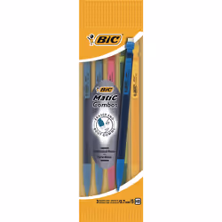 BIC 3086120015176, Multicolour, Polyvinyl chloride (PVC), Grey, 0.7 mm, 5 pc(s)