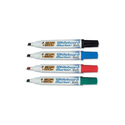 BIC Velleda Whiteboard 1701 marker 4 pc(s) Bullet tip Black. Blue. Gre