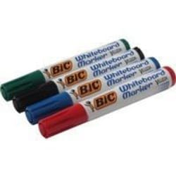 BIC Velleda Whiteboard 1751 marker 4 pc(s) Chisel tip Black. Blue. Gre