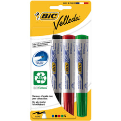 BIC 3086120027742 felt pen Black, Blue, Green, Red 4 pc(s)