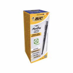 BIC Marking Fine, 12 pc(s), Black, Black, 4.2 mm, 1.1 mm, France