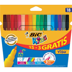 BIC Visa felt pen Fine Multicolour 18 pc(s)