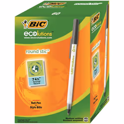 BIC Round Stic has a lightweight barrel. making it easy and comfortable to write with. As one of the US' most popular ba ...