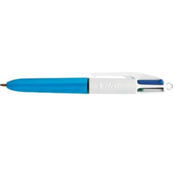 BIC 895958 ballpoint pen Black. Blue. Green. Red Clip-on retractable b