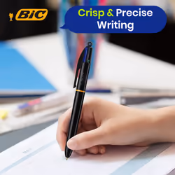 BIC 4 Colours Pro Ballpoint Pen Retractable Smooth Ink Flow 1.0mm - Additional view 6