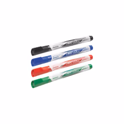 Velleda Liquid Ink Dry Wipe Pocket Markers - Black (Pack of 12) - Additional view 5