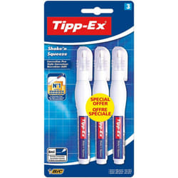 TIPP-Ex Shake 'n Squeeze Correction Pens â Pack of 3