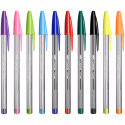 BIC Crystal Multicoloured 926381 Ballpoint Pens non-retractable Classic Colours - Additional view 4