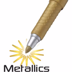 Bic Marking Color Metal Drawing Metallic Colours Pack of 5-Multi color