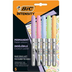 Bic Permanent Markers, 5 each