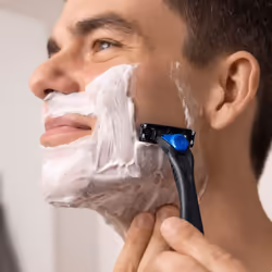 BIC Hybrid 3 Flex Men's Razor Refills with 3 Nano-Tech Titanium Moveable Blades - Box of 4 Cartridges