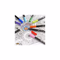 BIC Intensity 953034 Felt-Tip Pens with Fine Ink 0.4 mm Pack of 10 Assorted Colours