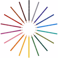 BIC Kids Evolution ECOlutions Colouring Pencils, Christmas Edition - Assorted Colours, Pack of 18