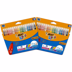 BIC 962702 Couleur Felt Tip Colouring Pen - Multi-Colour