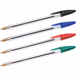 Bic Cristal Original Ballpoint Pens Medium Point (1.0 mm)  Assorted Colours  Pack of 2 Packs of 10
