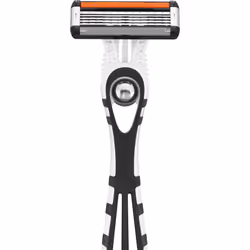 Flex 5, Men's 5-Blade Razors with Moveable Blades for a Close Shave, Solid Control, Pack of 6