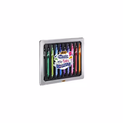 Bic Gel-ocity Quick Dry My Box of Colours Gel Ink Pens - Metal TIN of 10