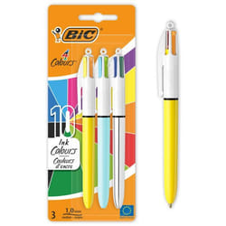 BIC 987811 ballpoint pen Clip-on retractable ballpoint pen 3 pc(s)