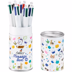 BIC 4 Colours Message Box