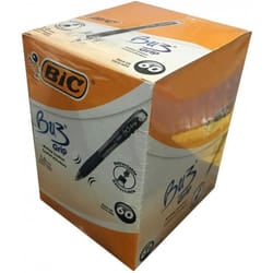 60 Bu3 Grip Bic Ballpoint Pens, 1mm Medium Tip