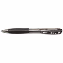 60 Bu3 Grip Bic Ballpoint Pens, 1mm Medium Tip
